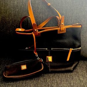 Dooney and bourke purse with matching change purse
